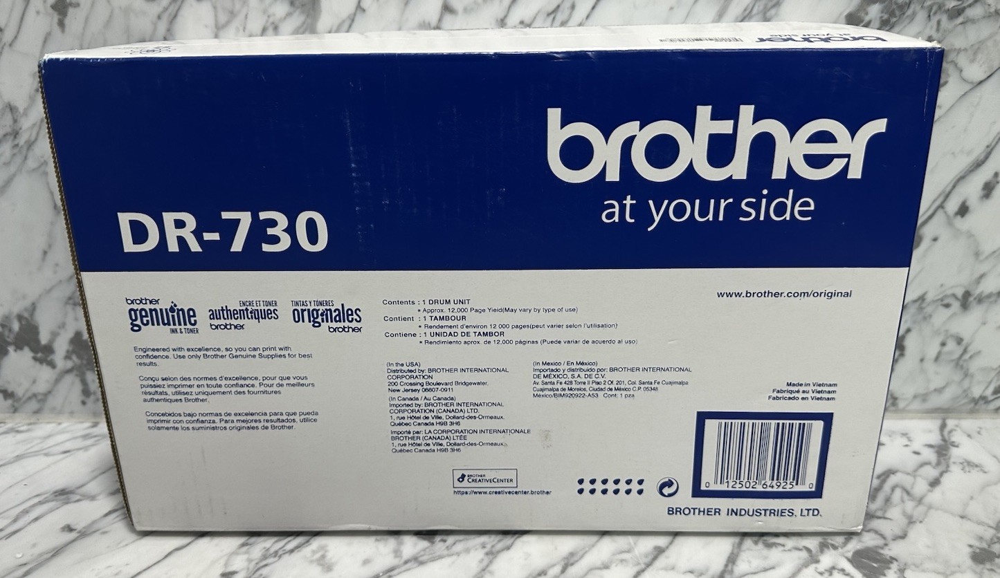 Brother Genuine DR730 Drum Unit DR-730