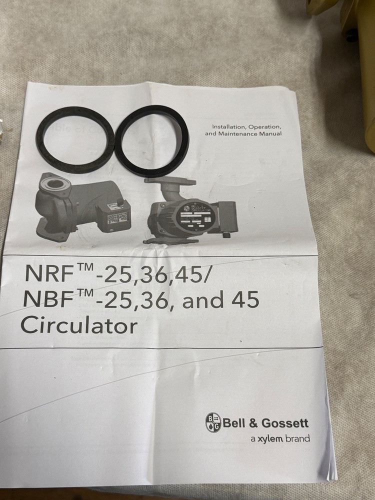 Bell & Gossett NBF-36 Bronze Circulator Pump 103401LF