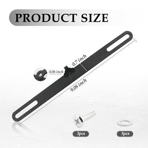 Standard License Plate Backup Camera Mounting Plate,Movable Adjustable