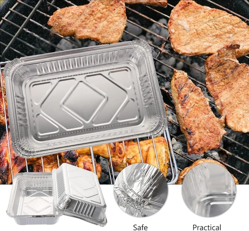 20 Pack Small Drip Pans Weber Aluminum X Pan Grill Of Genesis Spirit Q Bbq 8.5x6