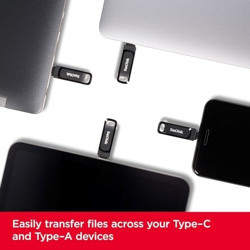 USB C Flash Drive GB Storage Black