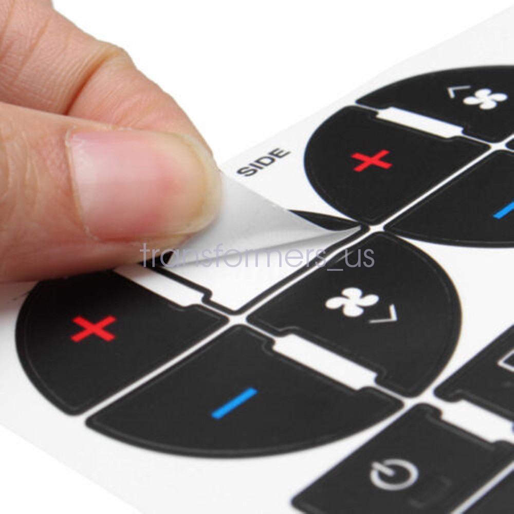 For 2007-2014 Chevy Silverado A/C Dash Button Repair Decal Stickers Replacement