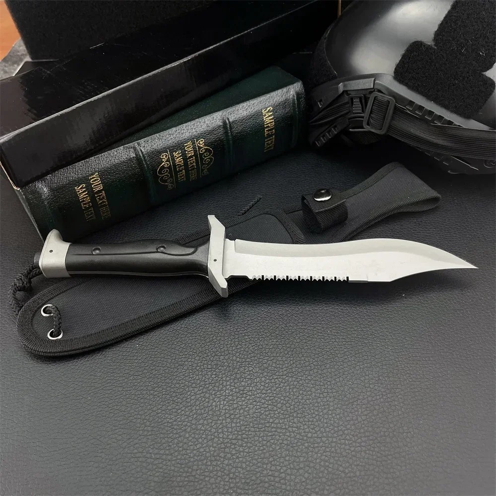 Bush Tactical Combat Survival Knife Fighting Bugout Emergency Fixed Blade Sharp