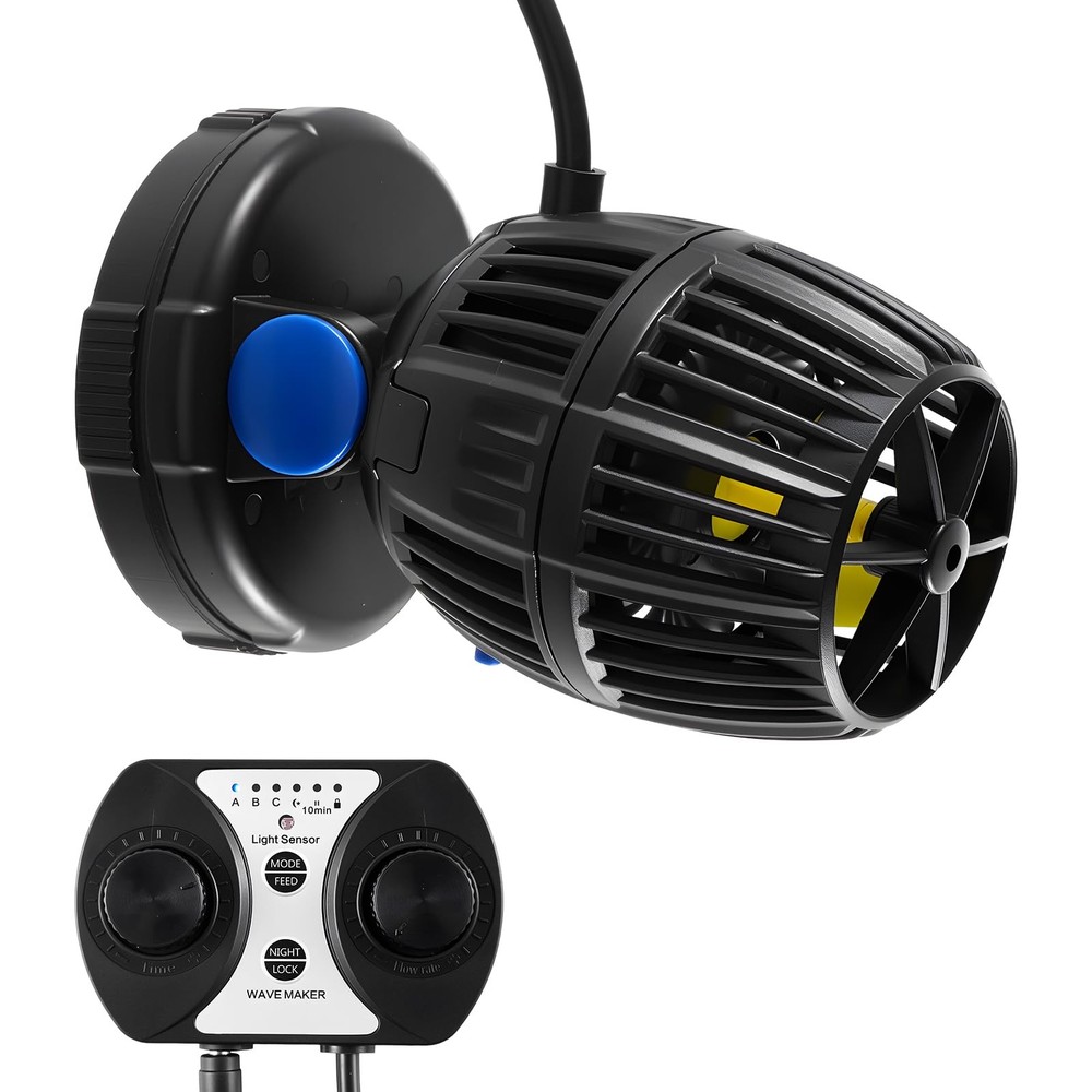 Vevor Aquarium Wave Maker 10W 1057 GPH Quiet Strong DC Powerhead Adjustable Fish