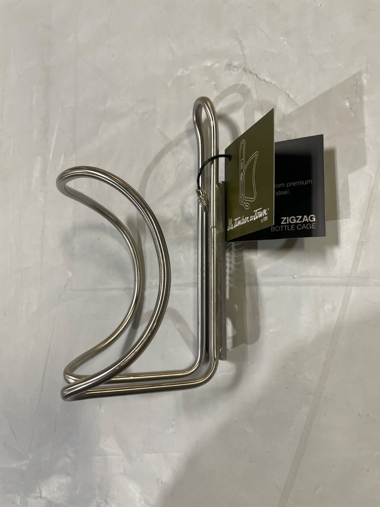 PDW ZigZag Water Bottle Cage - Silver
