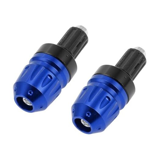 2pcs Motorcycle Bar Ends Plug Universal Handlebar Bar End Caps Aluminum Alloy