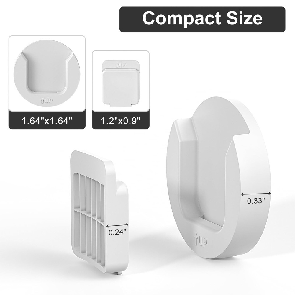 Magnetic Remote Control Holder Wall Mount 4 Pack Upgrade Remote Control Organize