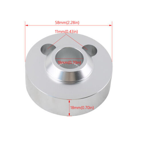 for Flaming River Ididit GM Chevy 5 & 6 Hole Billet Steering Wheel Hub Adapter