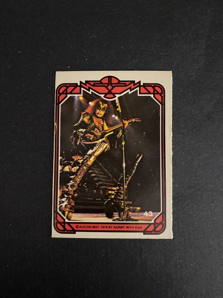 1978 DONRUSS KISS #43 GENE SIMMONS NM+ (PACK FRESH)
