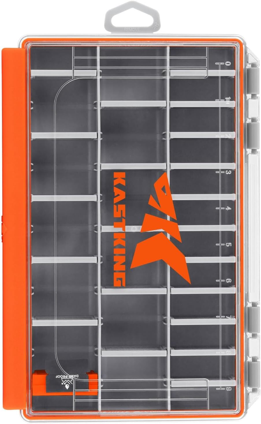 KastKing HyperSeal Waterproof Tackle Box 3600+3700 Tray W/Adjust Divider Storage
