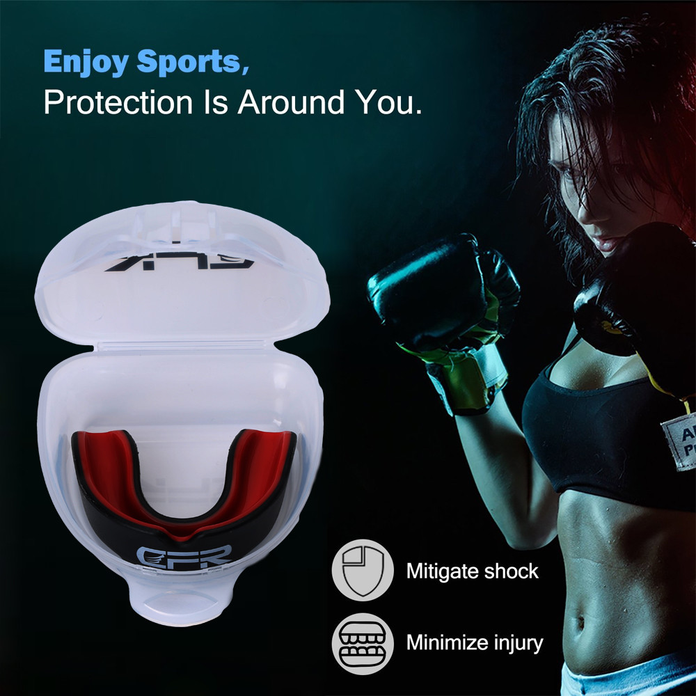 US Mouth Guard Gum Shield Bruxism Dental Teeth Protection Grinding Sports Boxing