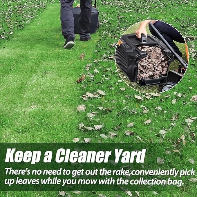 LawnMaster 20VMWGT 24V Max 13-inch Lawn Mower and Grass Trimmer 10-inch Combo