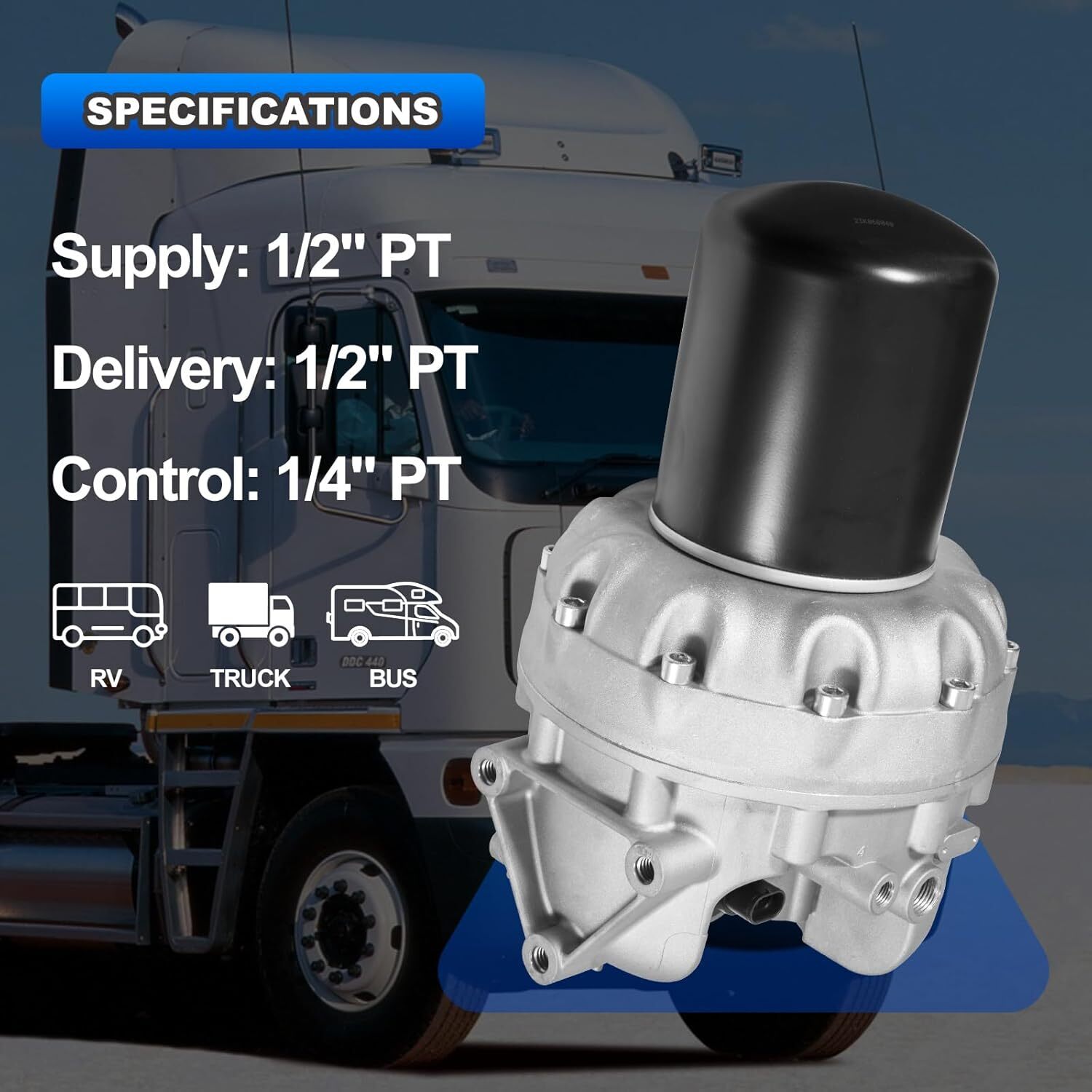 Air Dryer System Saver 1200 Plus Ref: 4324711010, 4324710010 Freightliner