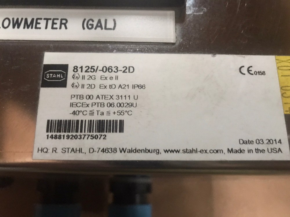 Beka BA338C Display Hydraulic Flowmeter Enclosure