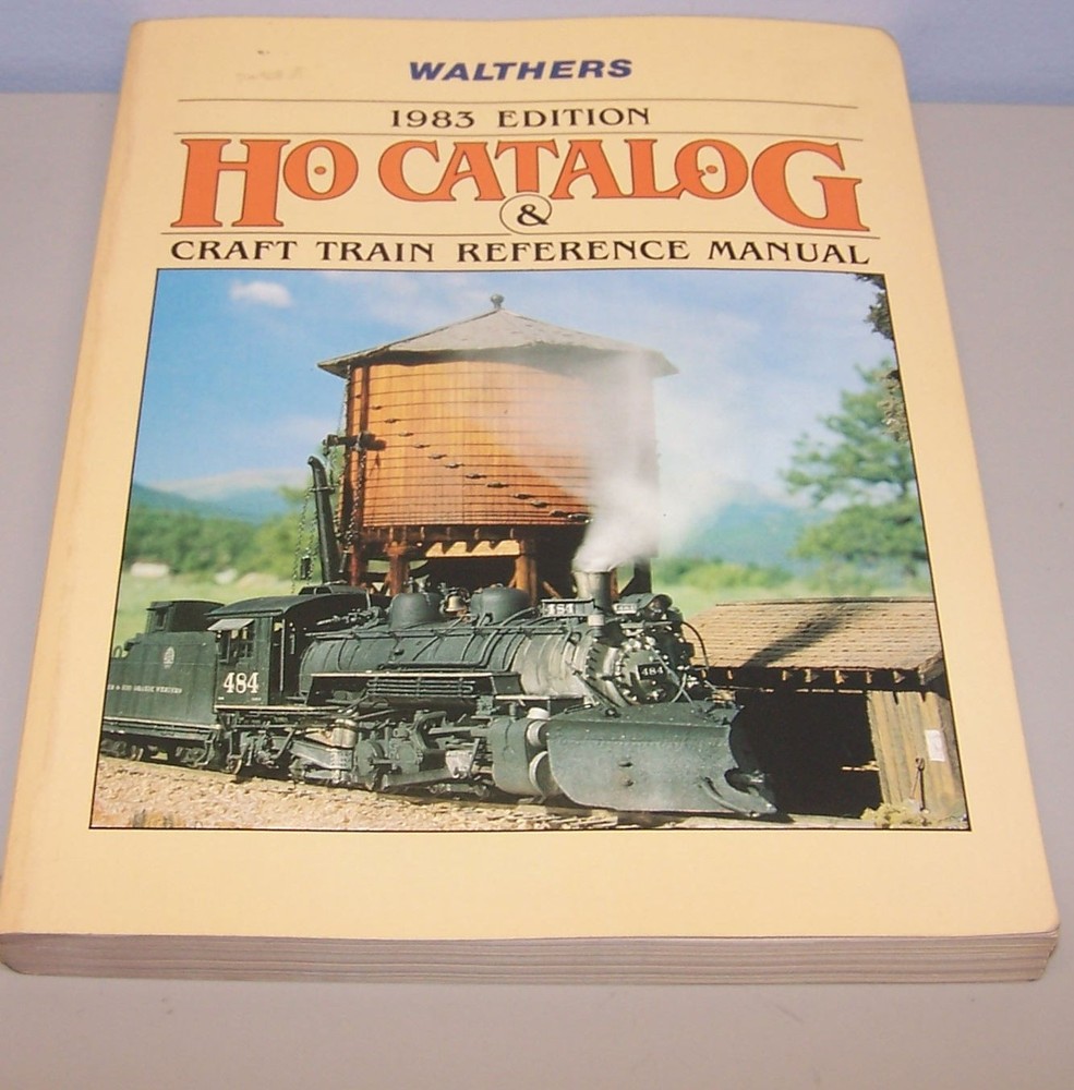 WALTHERS 913-626 1983 EDITION HO CATALOG & CRAFT TRAIN REFERENCE MANUAL