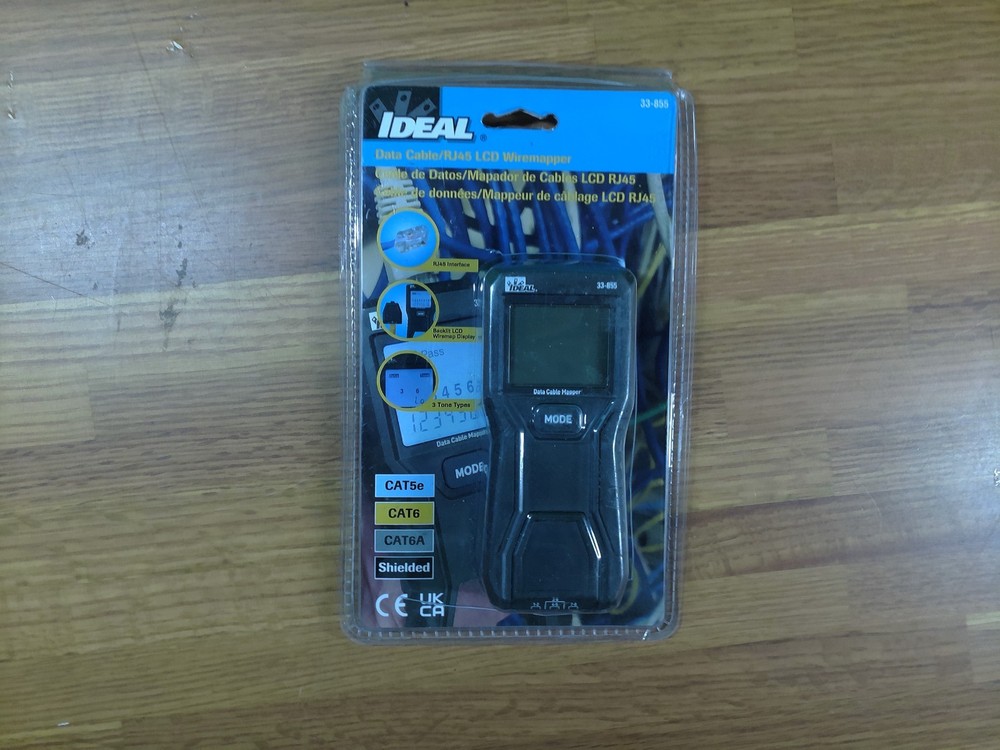 Ideal Electrical 33-855 Data Cable/RJ45 LCD Wiremapper