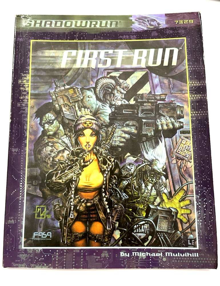 🔥Shadowrun First Run 7329 RPG