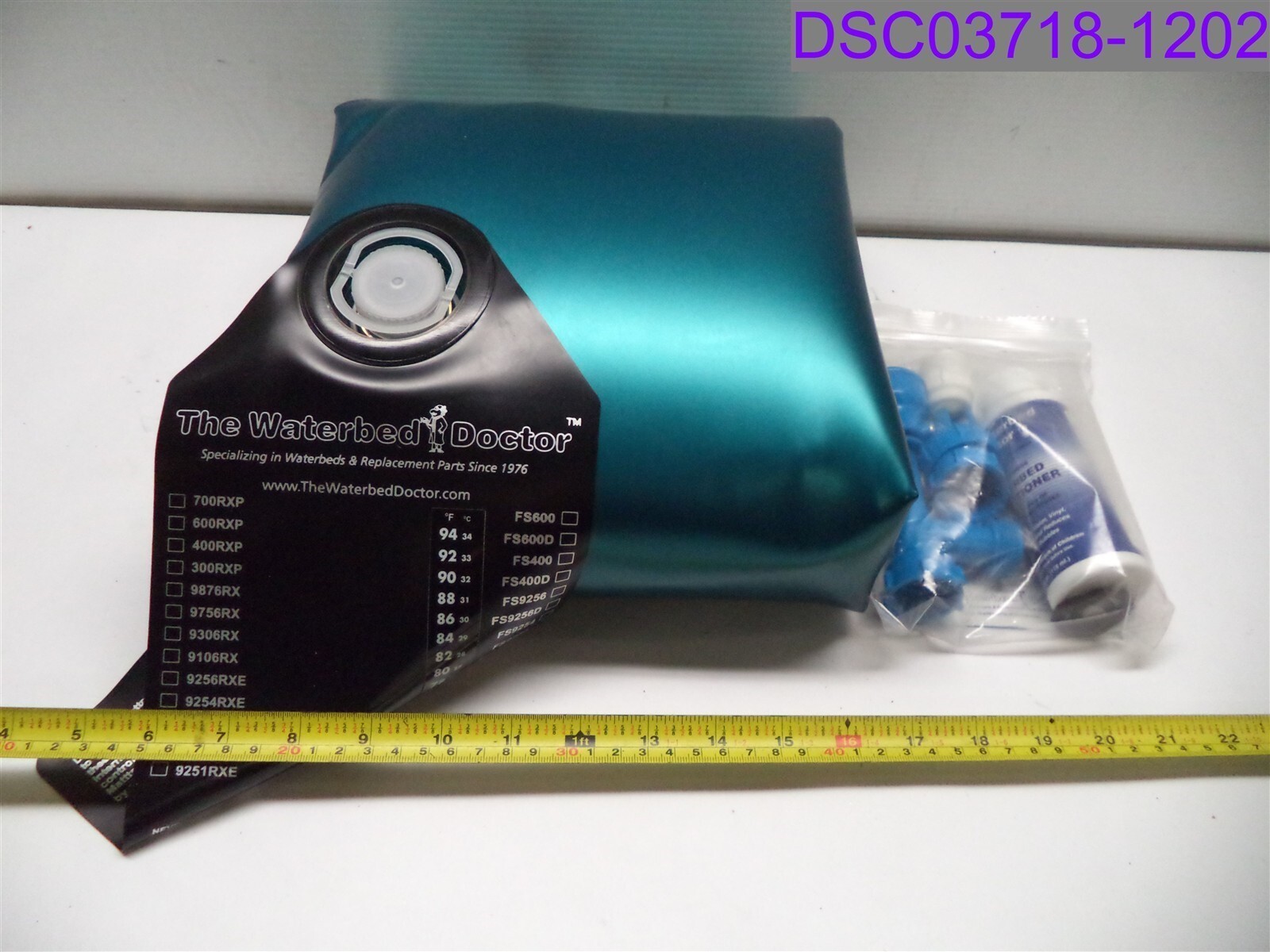 TOP ONLY The Waterbed Doctor Queen Size Flotation Sleep Mattress P/N FS9250