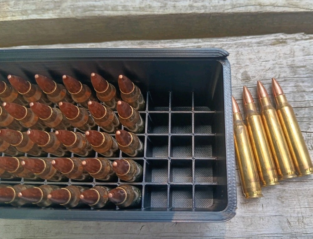 Stackable 5.56 / 2.23 Ammo Storage Case - Holds 50 Rounds