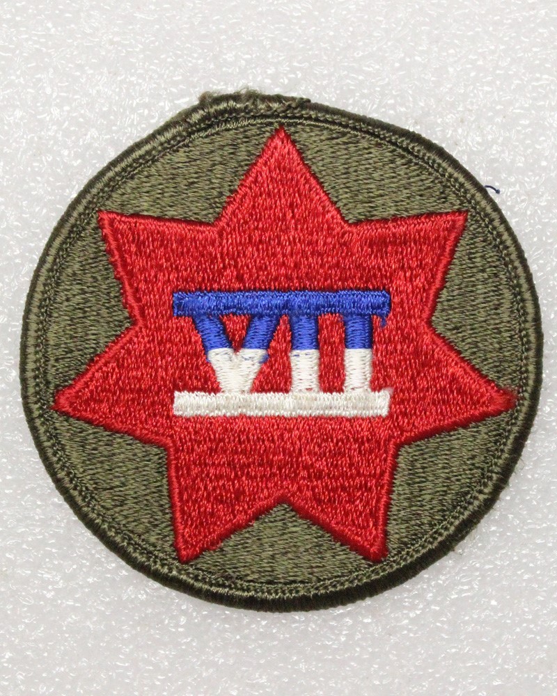 Army Patch: VII Corps (7th Corps) - merrowed edge