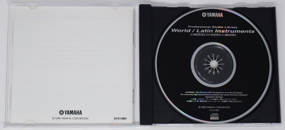 Yamaha World / Latin Instruments A3000 A4000 A5000 Format Library/Sampling CD