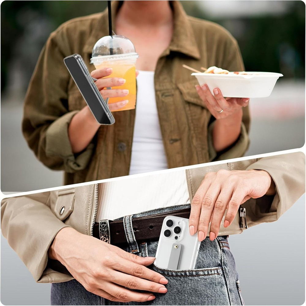 Versatile Hand Strap for 4-8 Inch Devices - Secure Grip and Stand Functionality