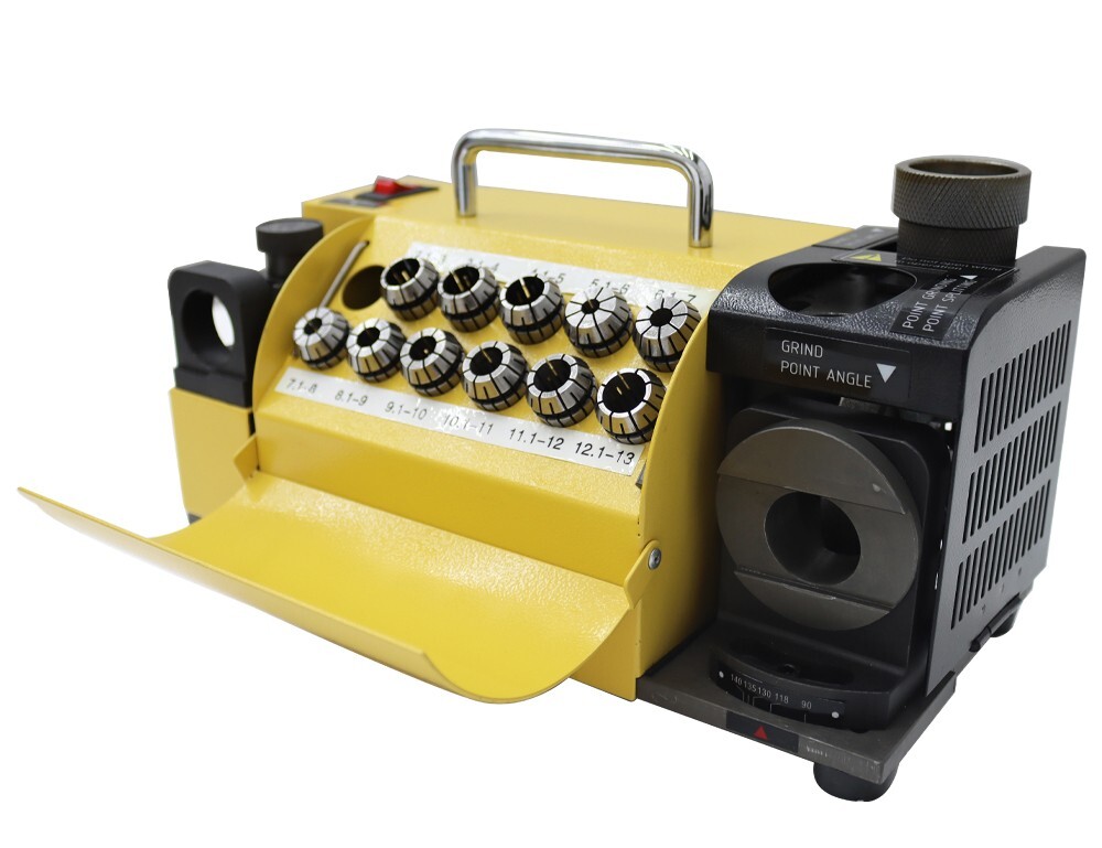 Drill Bit Sharpener Drill Grindeing Machine w/11 Collets Easy Operate 110V 120W