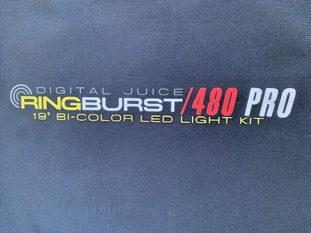 Digital Juice RingBurst 480 Pro 19" Bi-Color LED Light Kit Bag Open Box