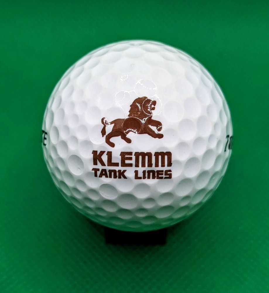 Klemm Tank Lines logo golf ball
