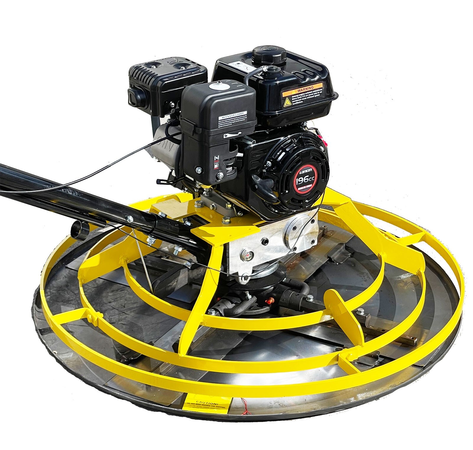 36” UNIVERSAL 4-BLADE PAN POWER TROWEL METAL FLOAT PAN, WACKER, BARTELL INFINITY