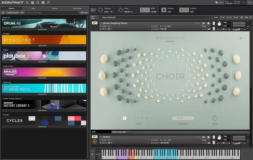 Native Instruments Kontrol S61 Mk3 61-key Smart Keyboard Controller