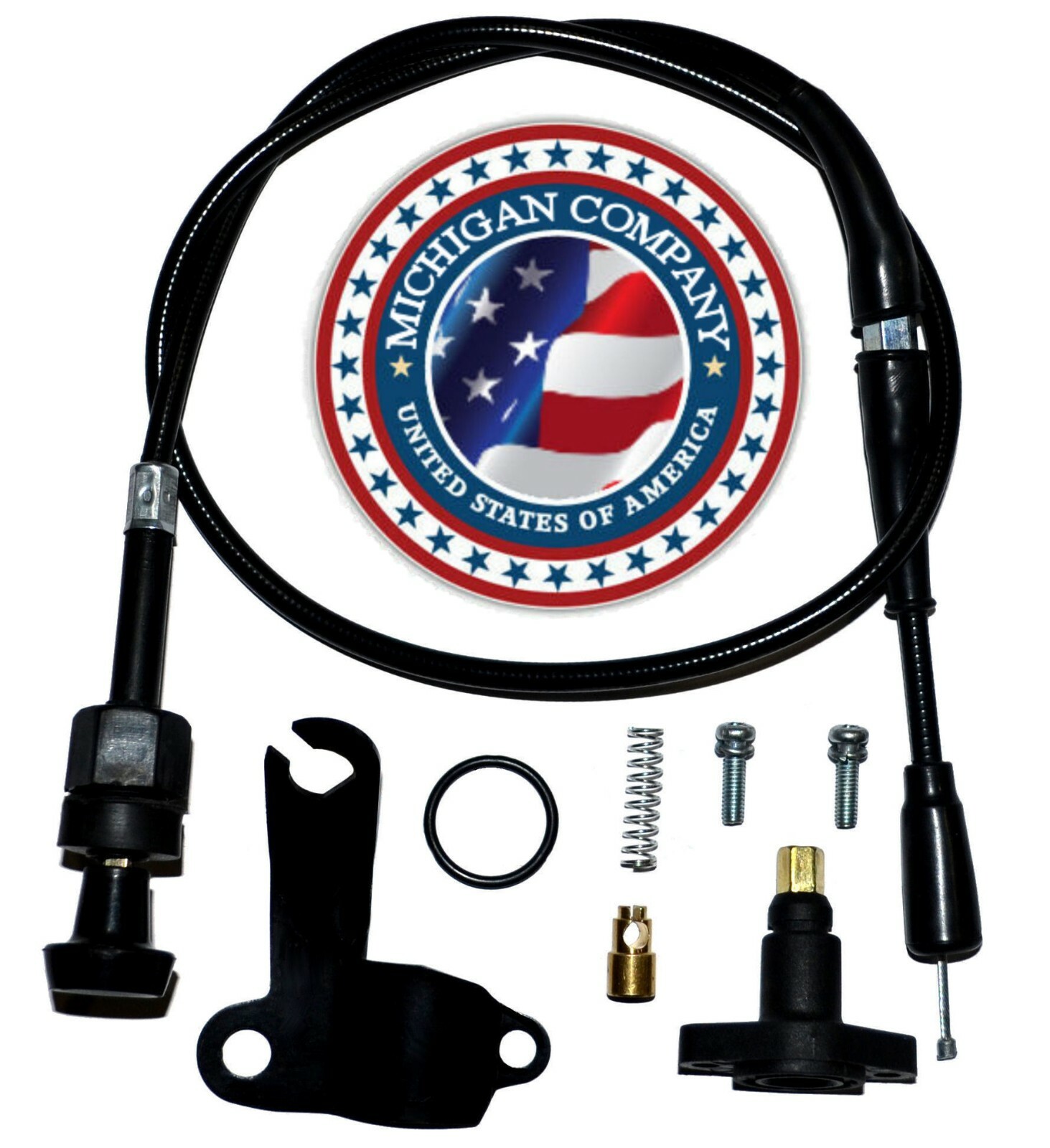fits POLARIS SPORTSMAN 90 MANUAL CHOKE CABLE CONVERSION KIT SET 2001-2006