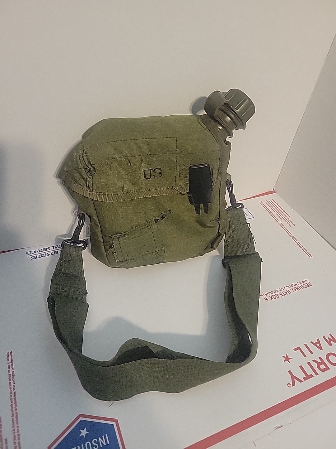 Military Insulated Pouch with Canteen 2 Quart Capacity