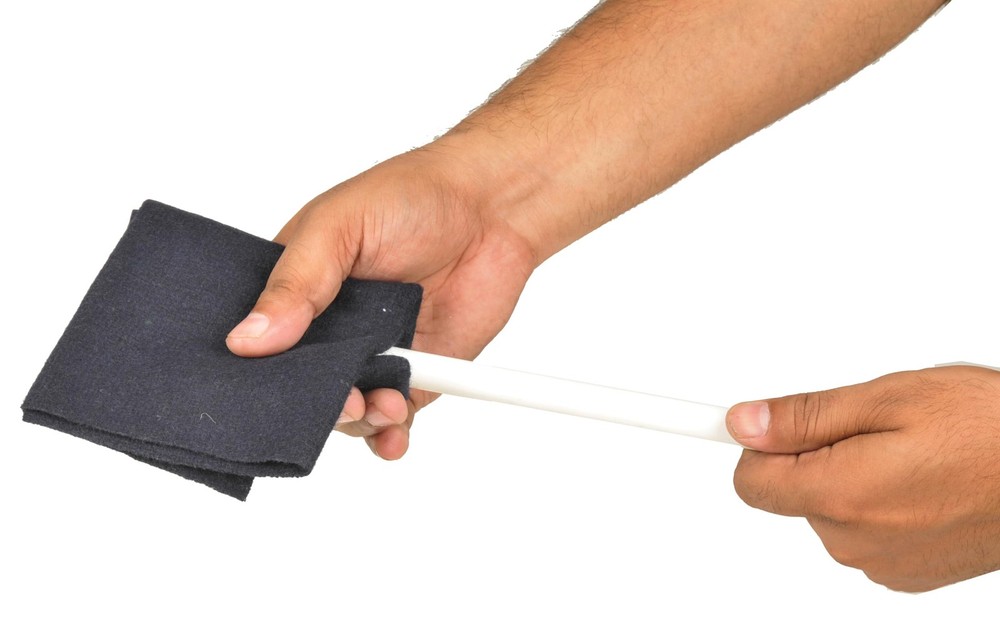 Wool Cloth Piece Physics Electricity Experimentation Tool Static Charge