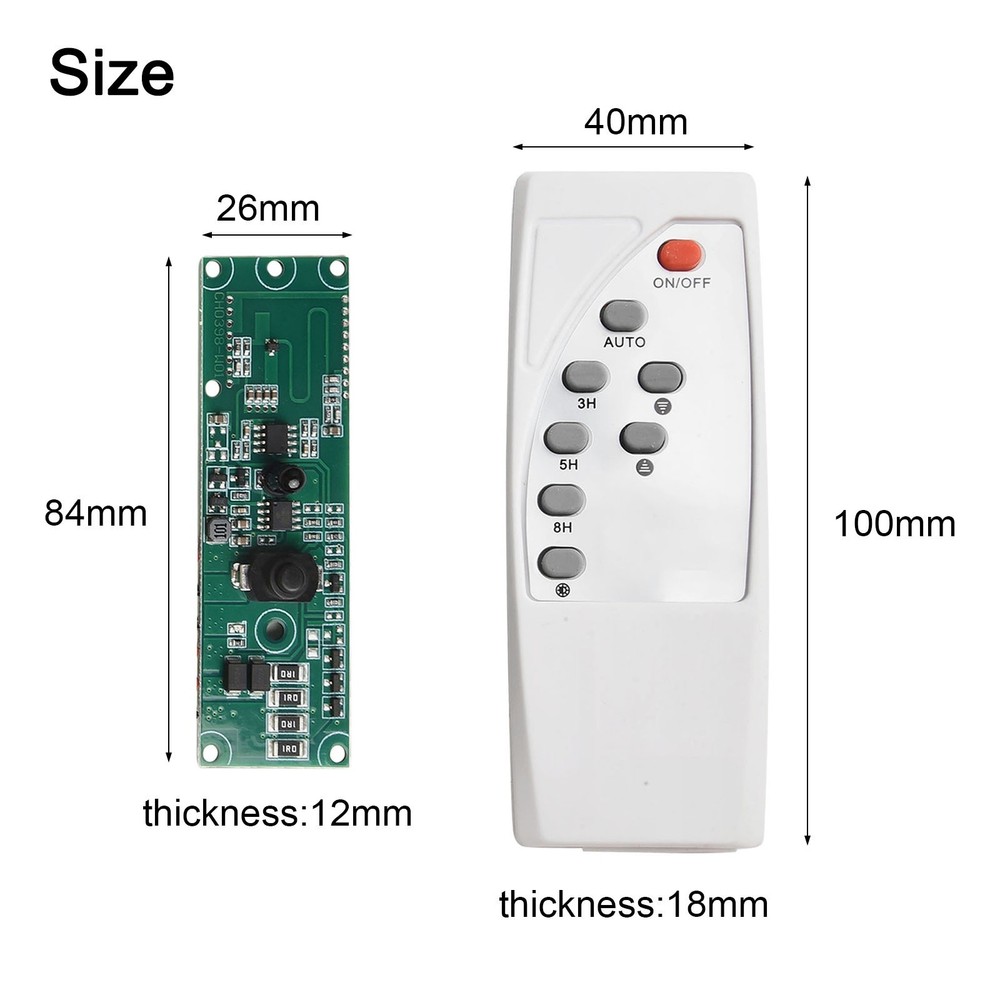 Wired and Wireless Compatible Solar Light Control Board with Motion Sensor