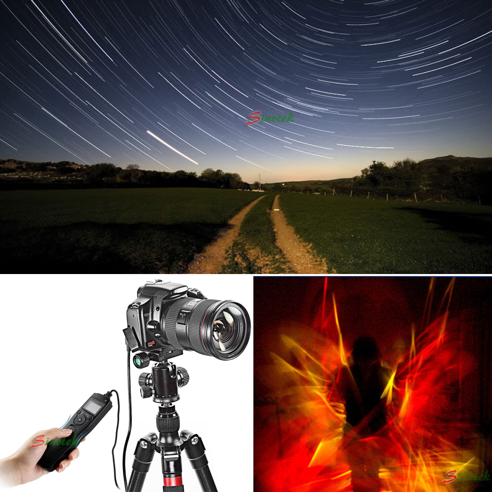 Timer Remote Control Cable Cord For Canon EOS 5D Mark II III 6D 7D DSLR Camera
