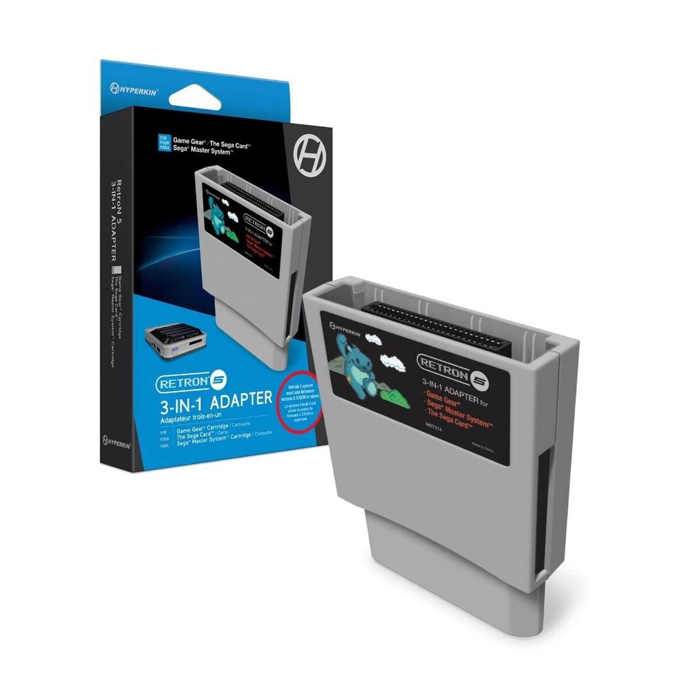 Hyperkin RetroN 5 3-in-1 Adapter for Game Gear/Master System/Master System Card