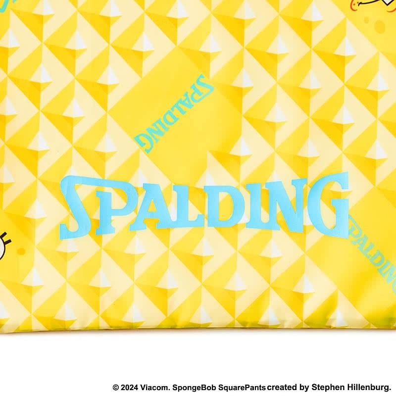 Packable Tote Bag SpongeBob Pattern Yellow A4 Foldable (50-026SBP)
