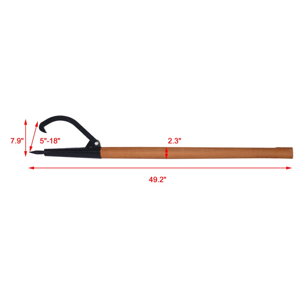 Cant Hook Logging Tool Log Peavey and Pickaroon Log Roller Lifter Hookaroon