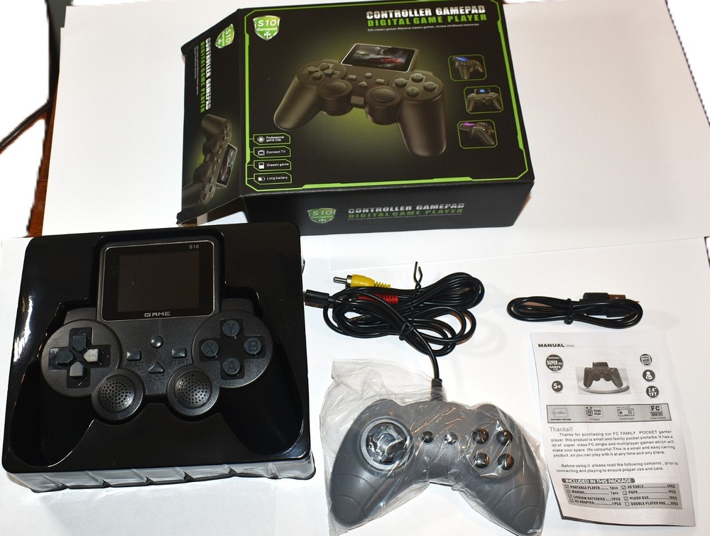 Controller Gamepad Digital Game Controller, Game Player with 520 Classic Games