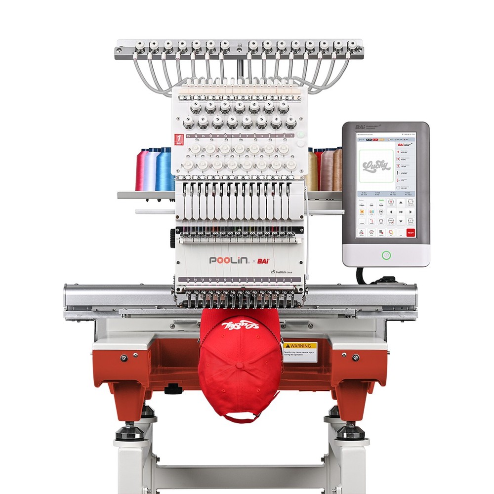 THE MIRROR  POOLIN&BAi Embroidery Machine Computerized  CAP