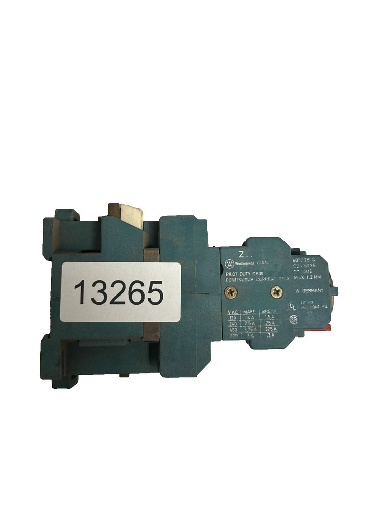 Westinghouse Contactor DSL 9 660V