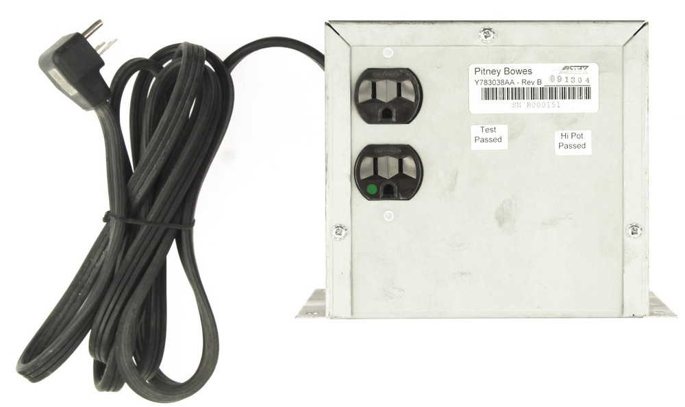 Pitney Bowes Y783038 Step-Down Isolation Xformer