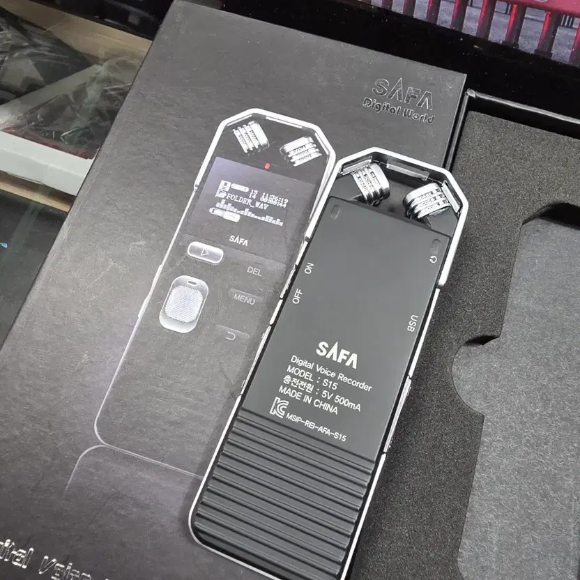 SAFA S15 Digital Voice Recorder - New, High-Quality, Unopened
