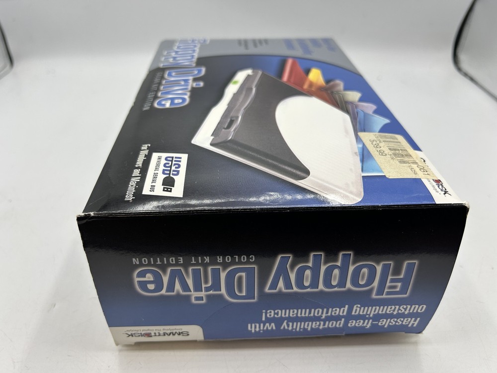 SmartDisk USB iMac 1.44 Floppy Drive FDUSB-M for Macintosh or PC