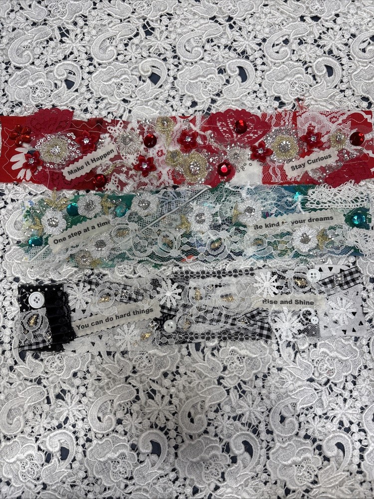 Junk Journal Scrappy Fabric Snippets - One