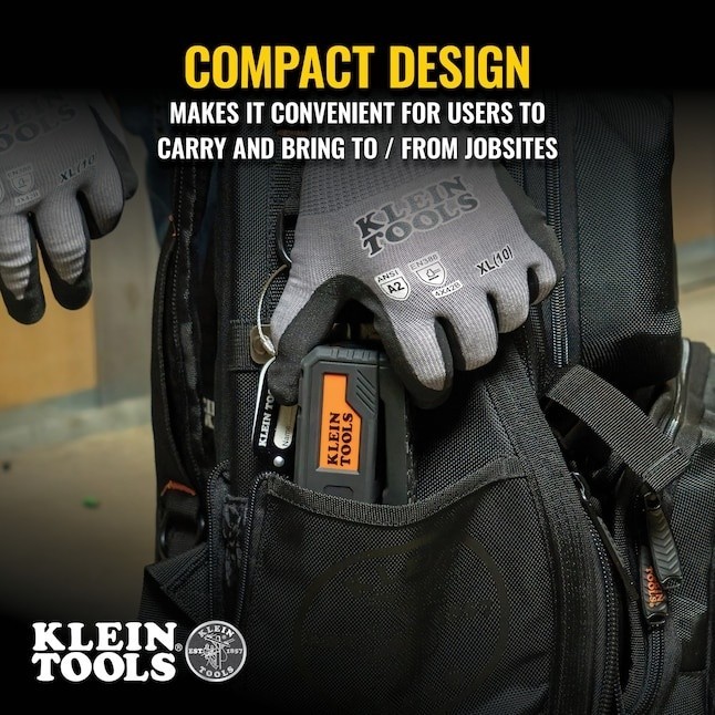 KLEIN TOOLS - RED POCKET LASER LEVEL - TRIPOD MOUNTABLE - COMPACT PORTABLE