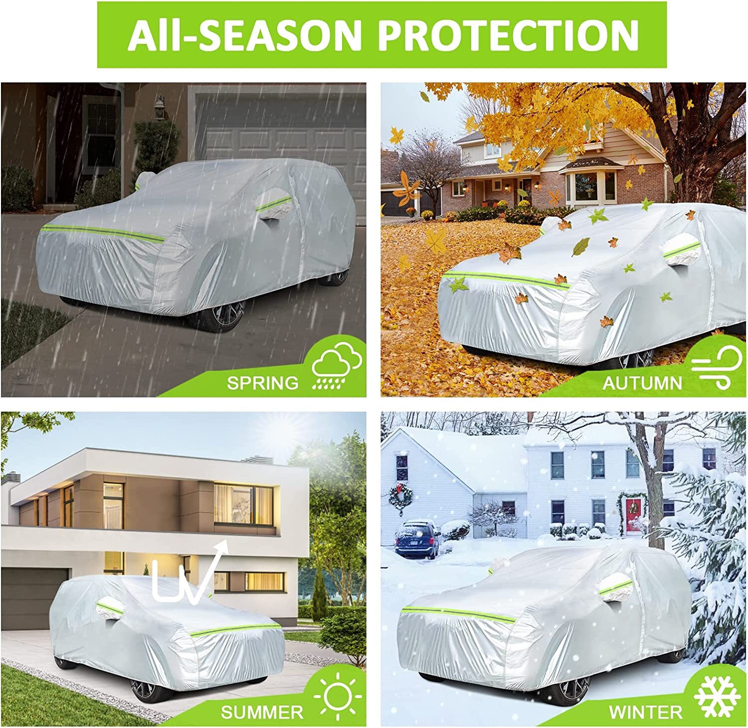 Custom Fit Full Car Cover For Toyota Rav4 Waterproof Sun All Weather Protection