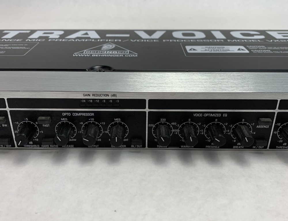 Behringer VX2000 High-Performance Mic Preamplifier / Voice Processor - For Parts