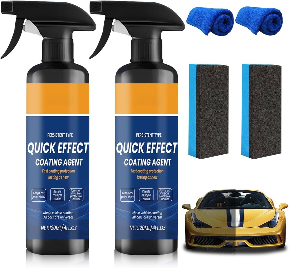 BScintilla 2Pcs Advanced Quick Effect Coating 2 Fl Oz (Pack of 2)